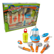 Boutique Playhouse Plastic Toy-Camping Set with Multi-Function Knife